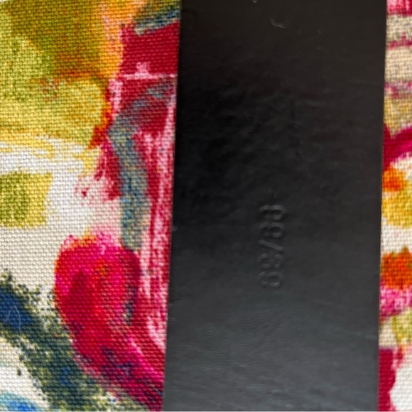 Authentic Giorgio Armani adjustable black leather belt size 54 - Picture 11 of 13